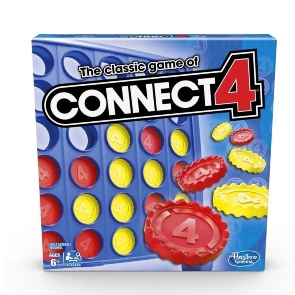 Hasbro Connect 4 Spin Game, Features Spinning Connect 4 Grid, Game for 2 Player